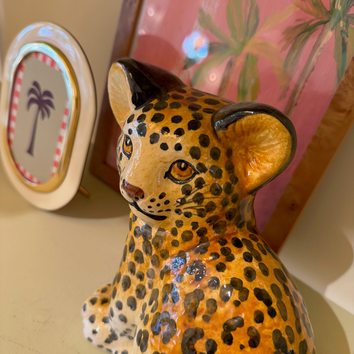 Little ceramic panther, Italy