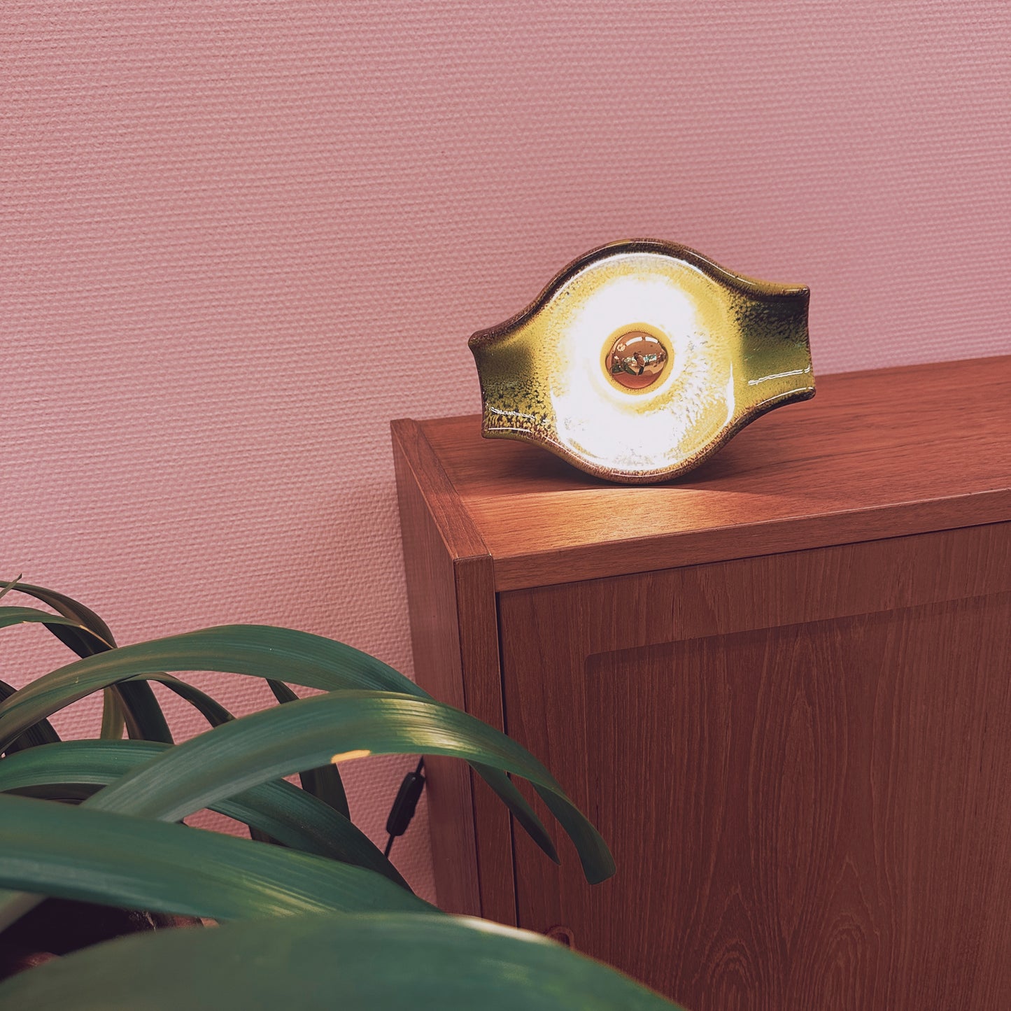 1970 Cari Zalloni green wall light