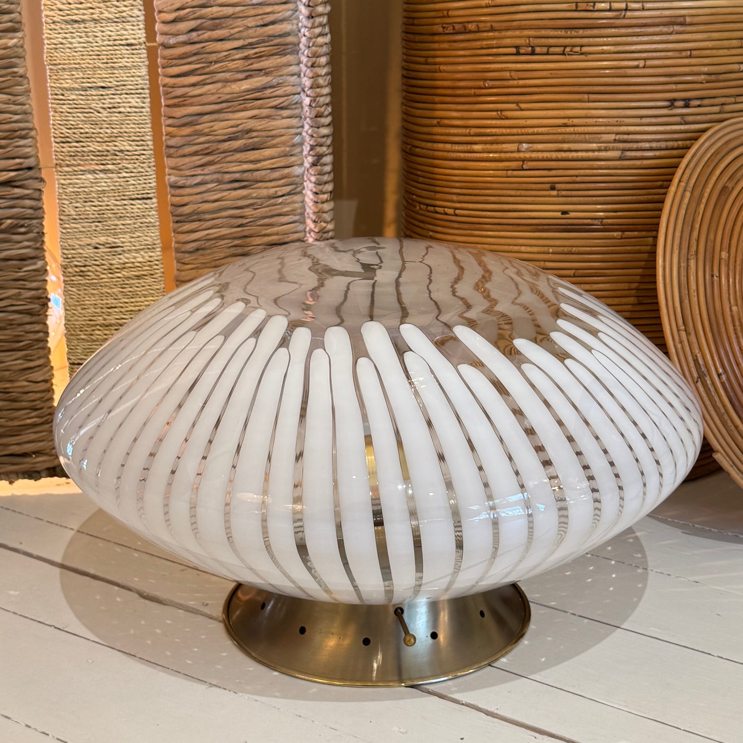 Italian Murano glass floor / table light by La Murrina, 1970s