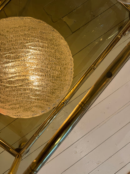 Jaren '60 Kaiser ijssglas plafondlamp