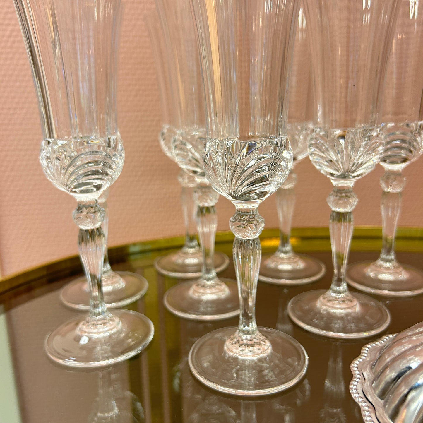 Champaign flutes -  RCR Cristalleria Italiana