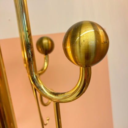 Italian brass coathanger