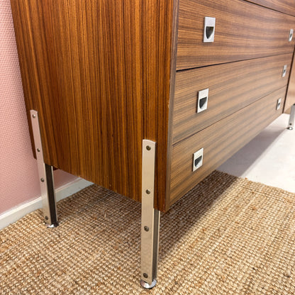 Mid Century sideboard with chrome details