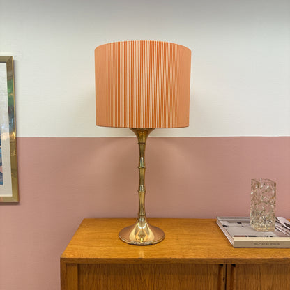 Ingo Maurer brass 'bamboo' table lamp