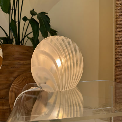 Peill & Putzler zebra glass table lamp
