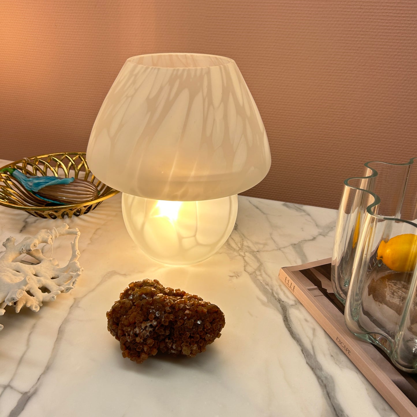 Mushroom ‘turtle’ table lamp