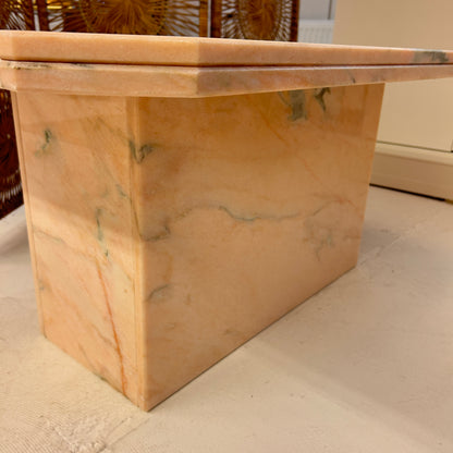 Pink marble coffetable / sidetable