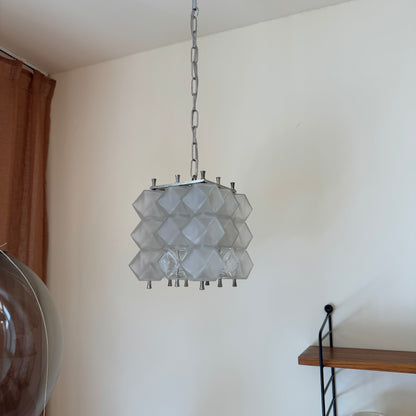 Venini attributed Murano glass chandelier, 1950s