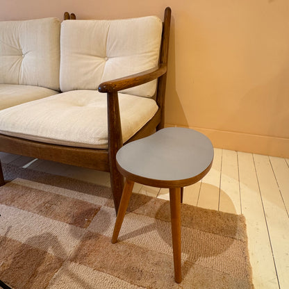 Mid Century kidney shaped sidetable