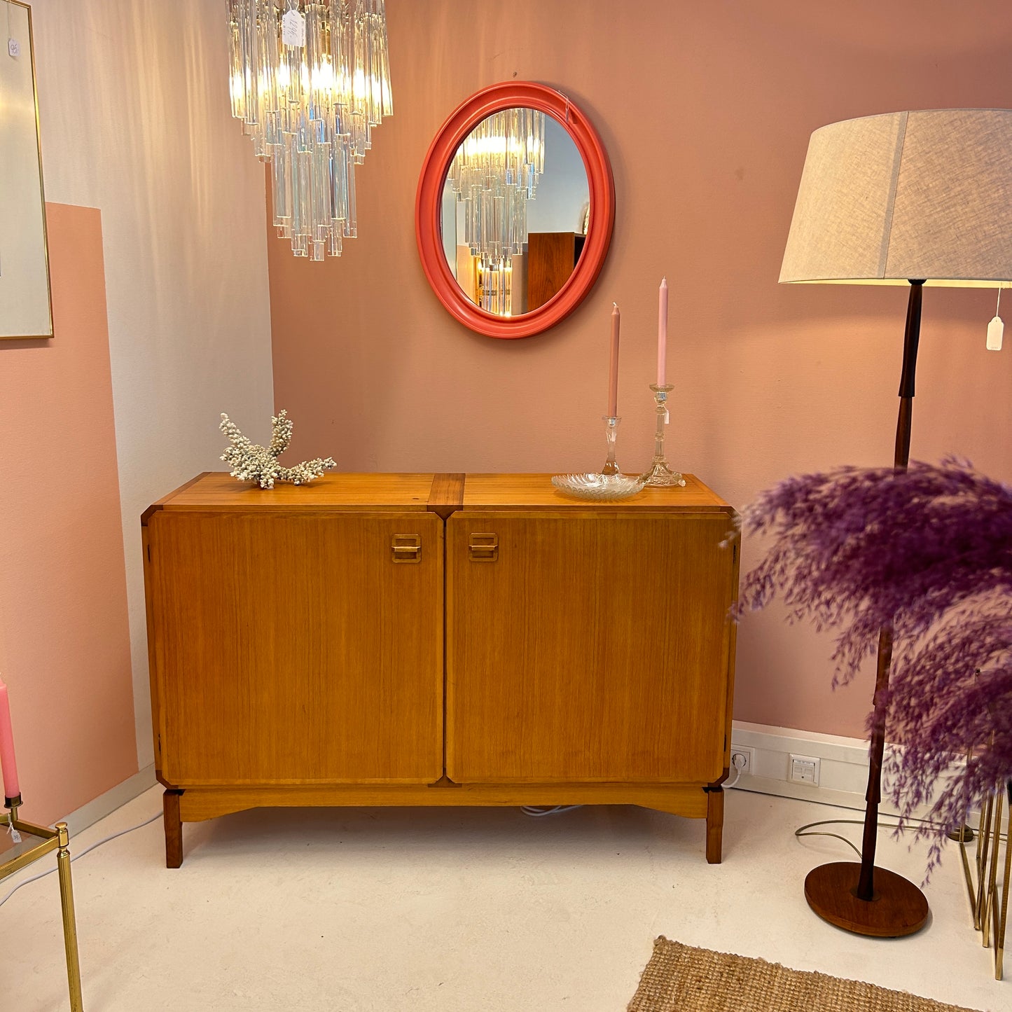 Mid century high dresser cupboard