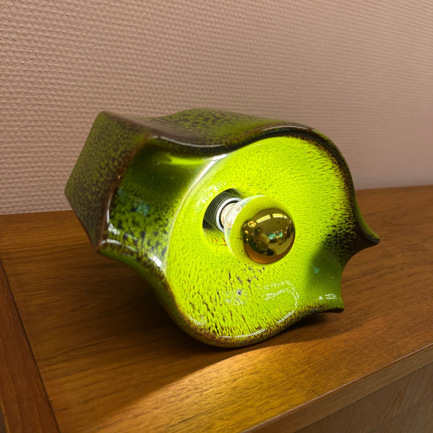 1970 Cari Zalloni green wall light