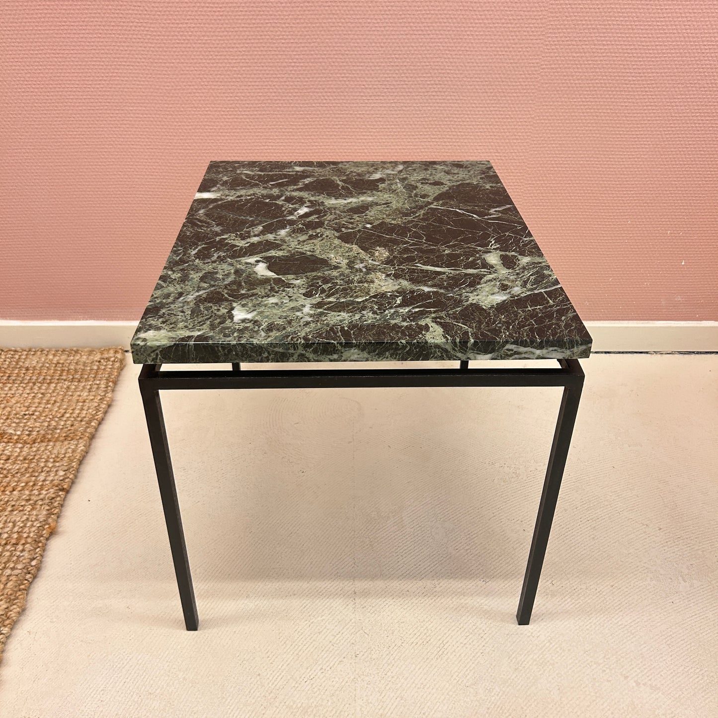 Marble and metal sidetable