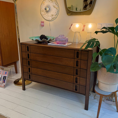 Walnut chest of Drawers, Giovanni Ausenda for Stilwood.