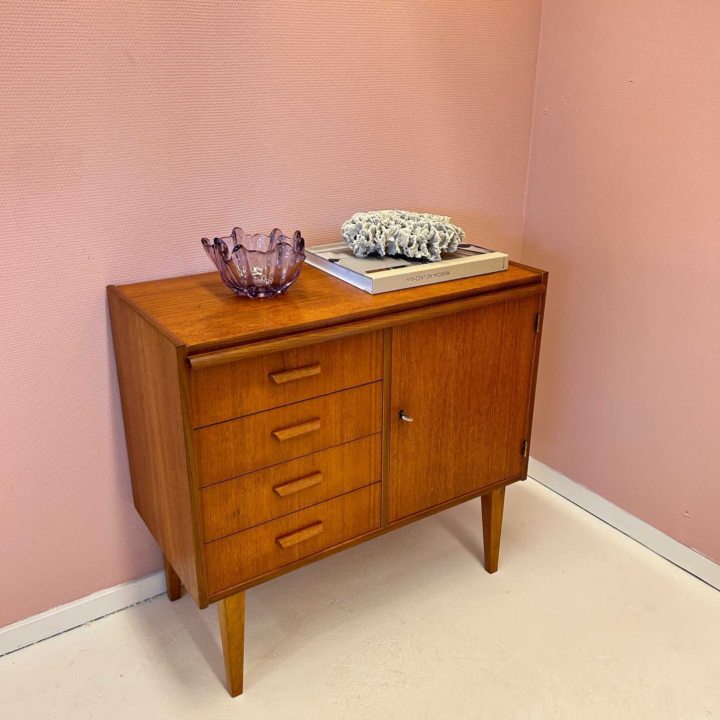 Swedish cabinet with drawers 1960