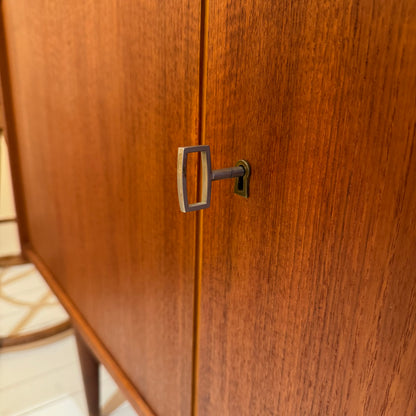 Scandinavian teak two door cabinet, 1960’s