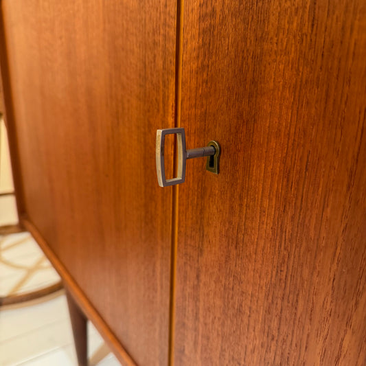 Scandinavian teak two door cabinet, 1960’s