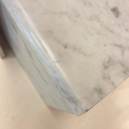 Carrara marble side table nesting set
