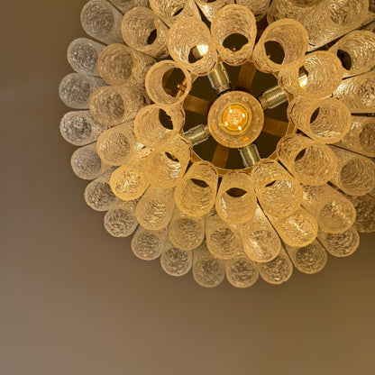 Doria ice glass tube chandelier