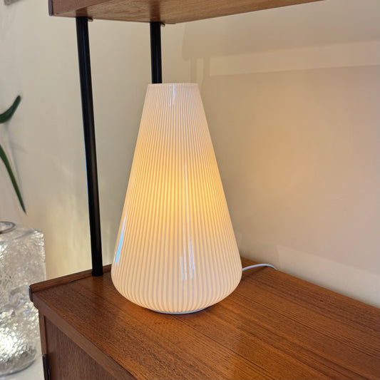 Italian Murano glass cone table light
