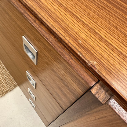 Mid Century sideboard with chrome details