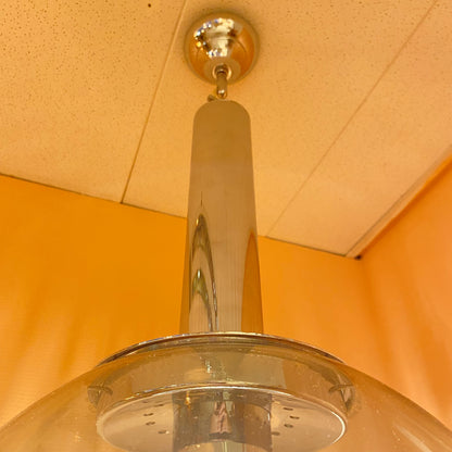 1970 Italian chrome globe light