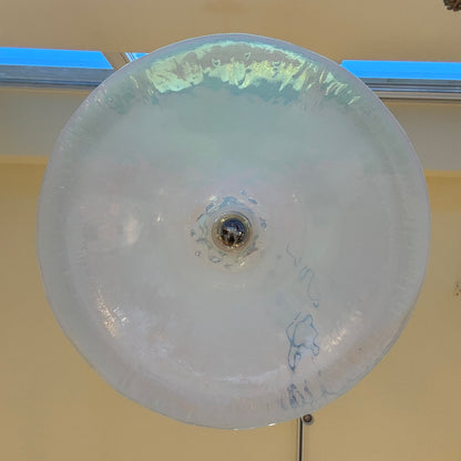 Italian opaline Murano glass pendant light