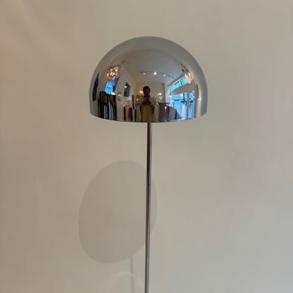 Mid-century inspired Philips chrome standing lamp