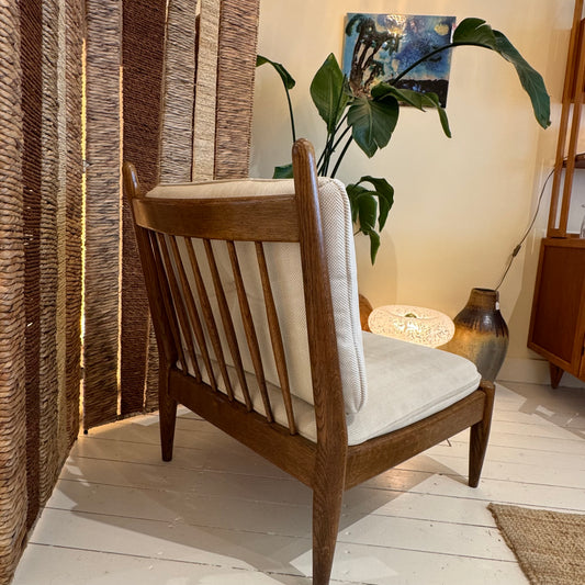 1970s Oak Lounge Chair