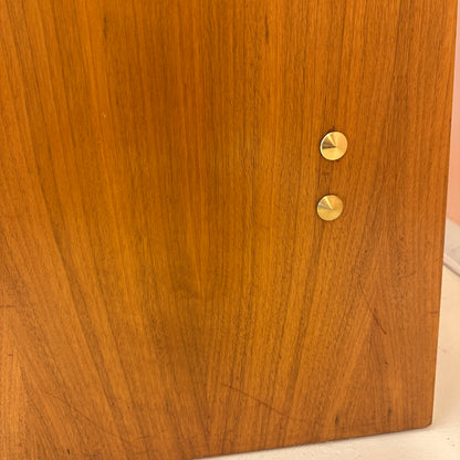 1960s teak desk – brutalist meets art deco