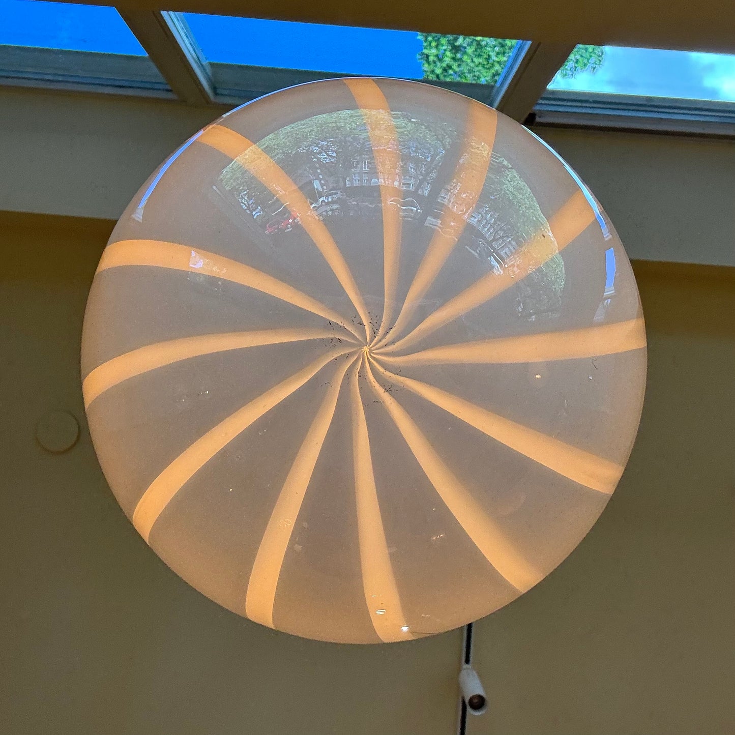 Murano egg pendant light