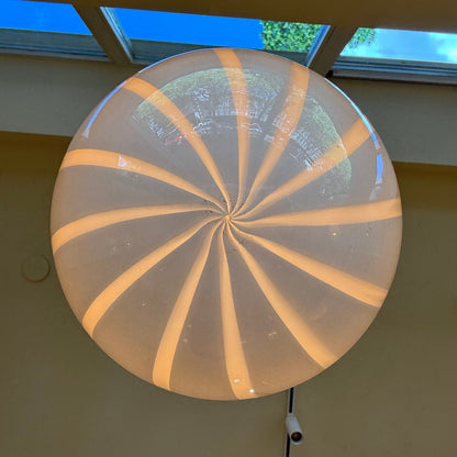 Murano egg pendant light
