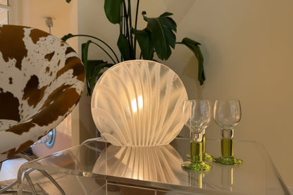 Peill & Putzler zebra glass table lamp