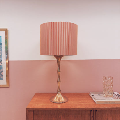 Ingo Maurer brass 'bamboo' table lamp