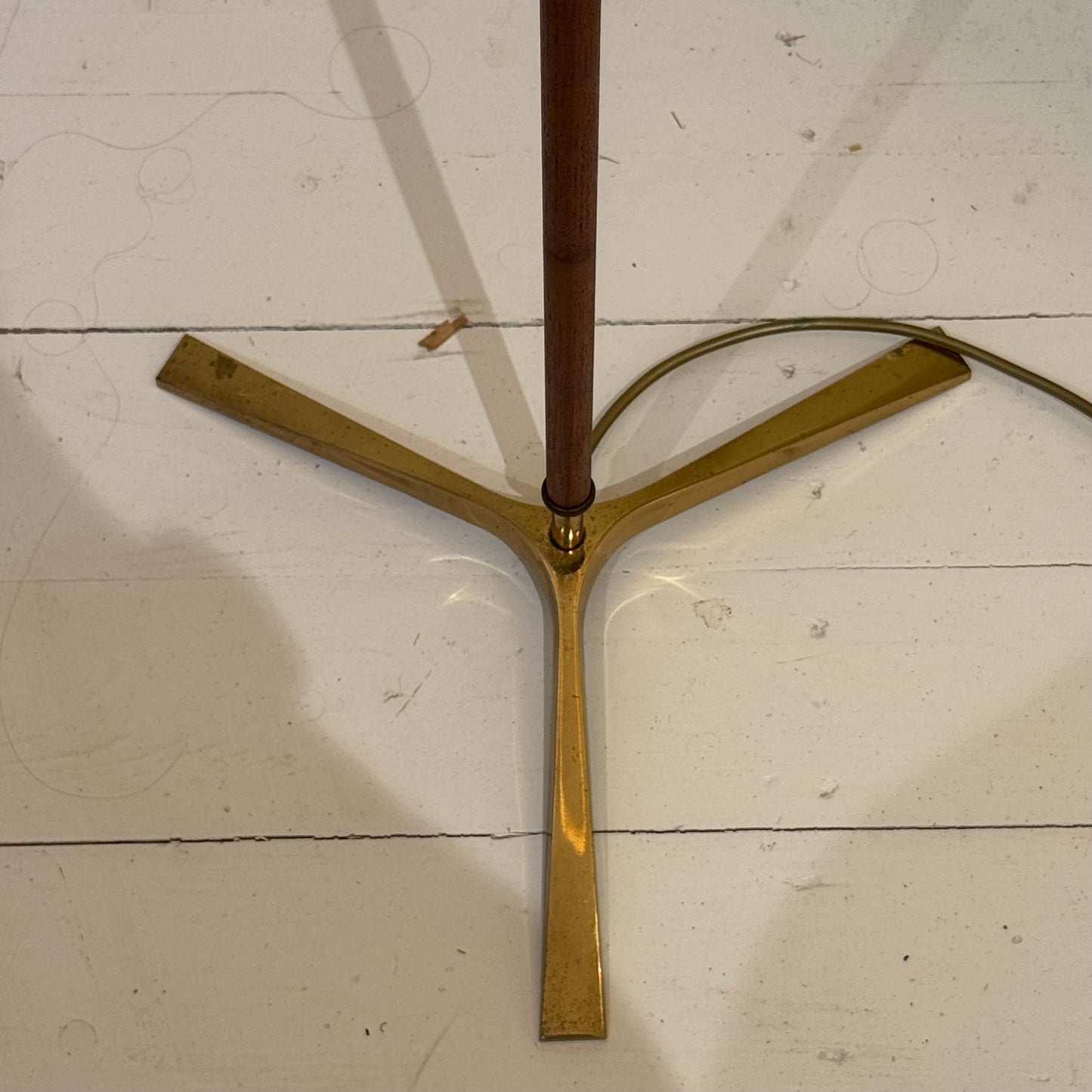 Mid-Century Teak Floor Lamp