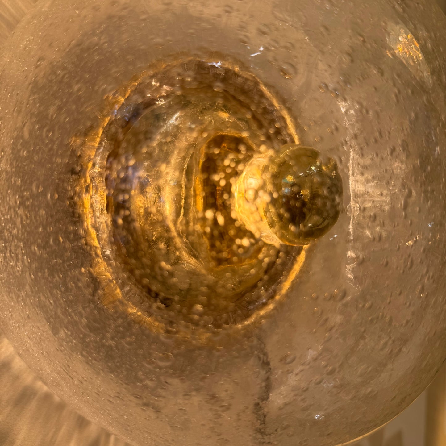 1970s space age bubble glass wall- or ceiling light