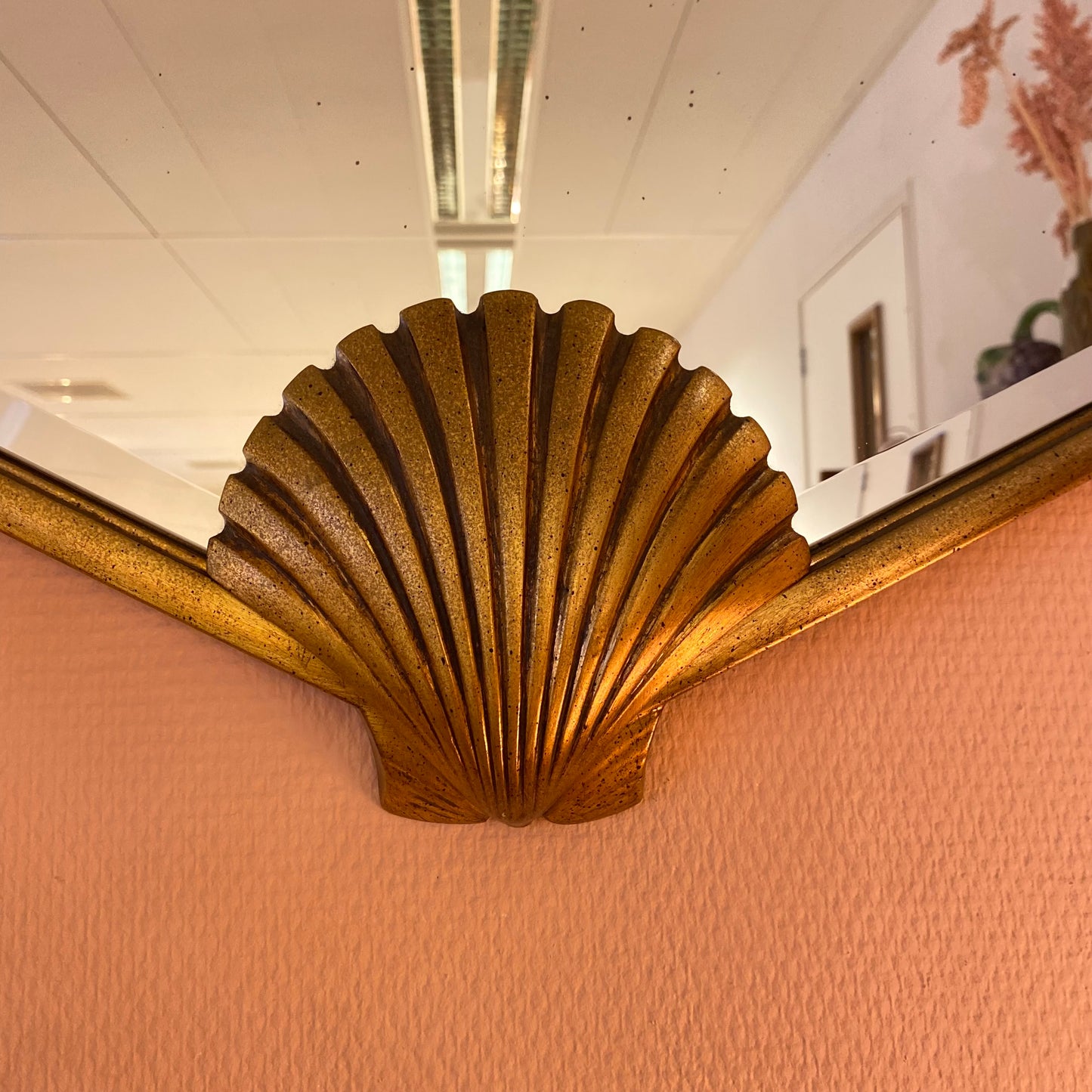 Gold Shell Fan mirror - Deknudt