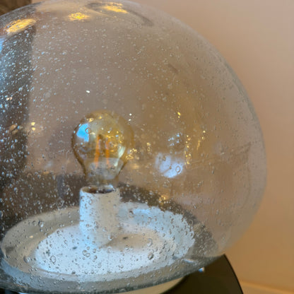 Vintage bubble glass ceiling light, 1970s