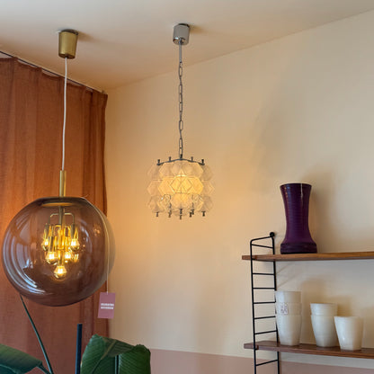 Venini attributed Murano glass chandelier, 1950s