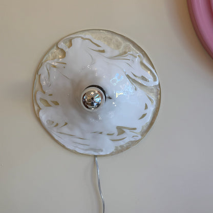 1970s La Murrina Murano wall / ceiling light
