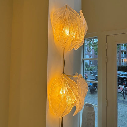 Pair of Murano glass wall sconces by Novaresi, 1970s
