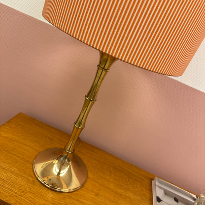 Ingo Maurer brass 'bamboo' table lamp