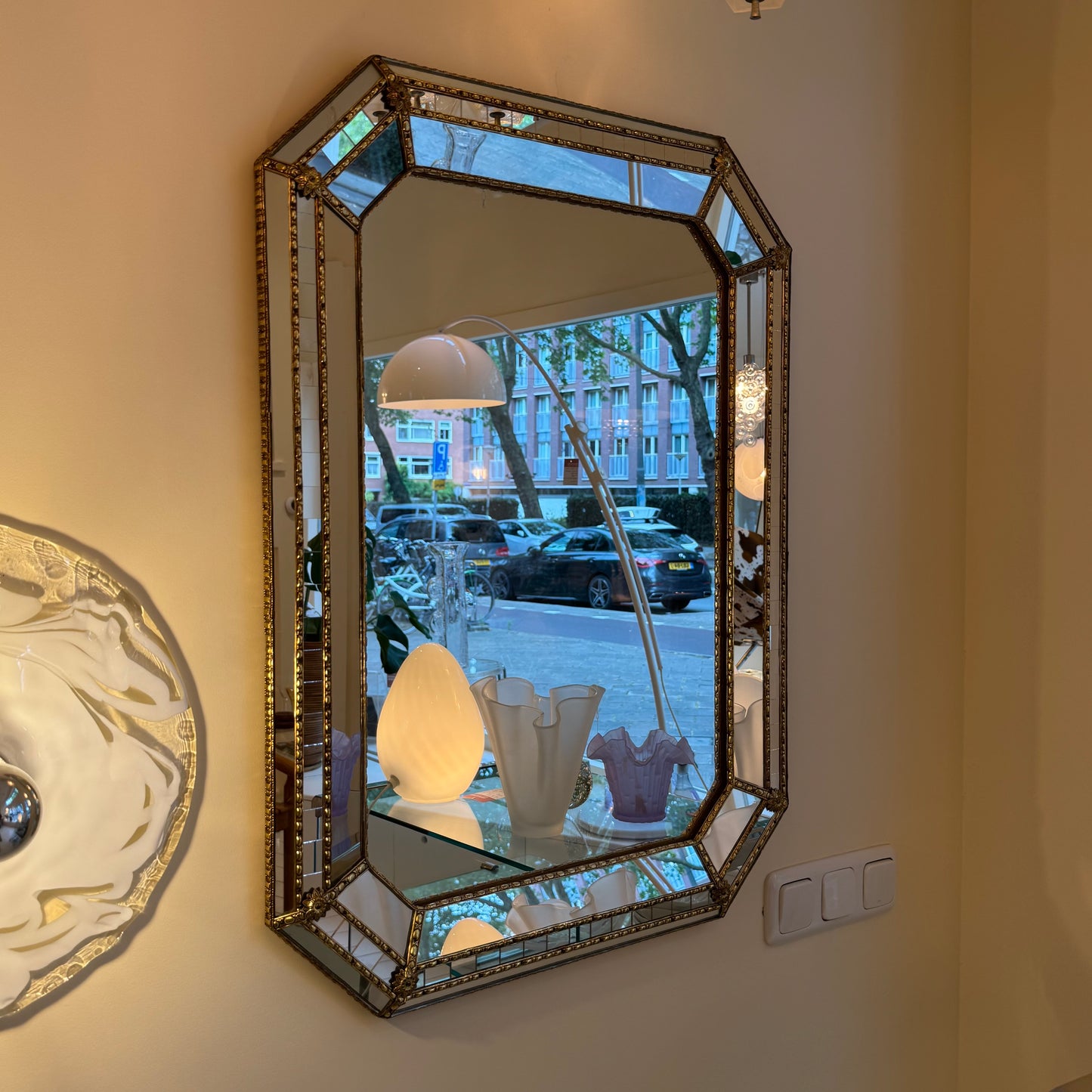 1980s Spanish Octagon mirror