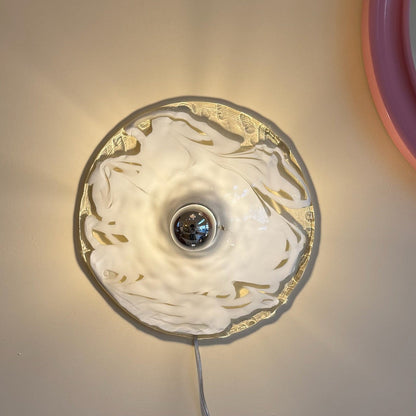 1970s La Murrina Murano wall / ceiling light