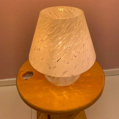 Spotted mushroom table lamp