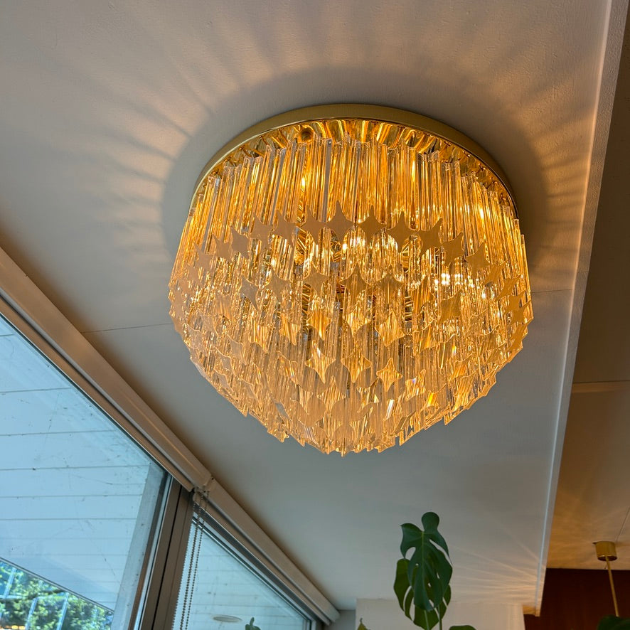 XL ceiling light made in 1970 Novaresi Italy