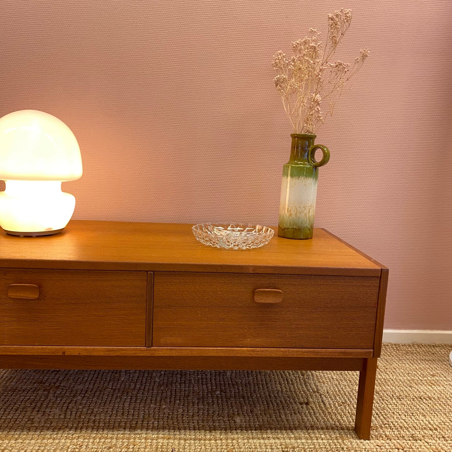 Swedish TV cabinet with drawers