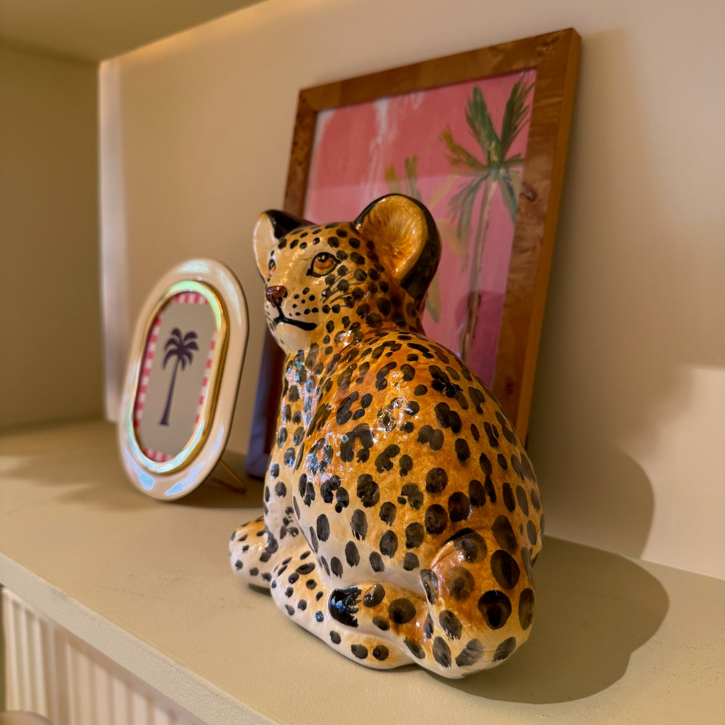 Little ceramic panther, Italy