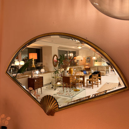 Gold Shell Fan mirror - Deknudt