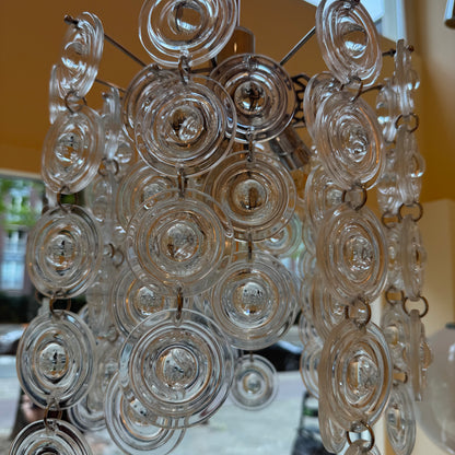 Gaetano Sciolari “Saturn” glass chandelier