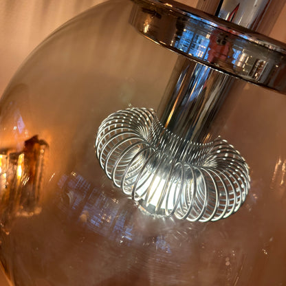 1970 Italian chrome globe light